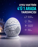 Dinozor Yumurtası Tasarımlı Gece Lambası – Müzik Ve Işık Senkronizasyonlu - 1