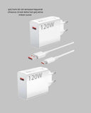 120w Usb-c Şarj Adaptörü Süper Hızlı Şarj Güç Kaynağı Seti - 4