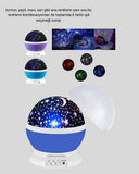 Çocuk Gece Lambası 6 Modlu Renkli Led Enerji Tasarruflu Masal Işığı - 4
