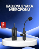 2.4 Ghz Düşük Gecikmeli Kablosuz Ses Kayıt Mikrofonu - 1