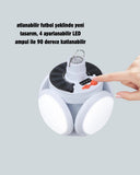 360 Derece Katlanabilir Solar Led Aydınlatma Çadır Lambası - 2