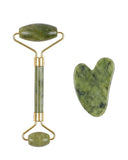 Jade Roller Ve Gua Sha Taşı Yüz Bakım Masaj Seti - 4