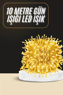 10 Metre Günışığı Led Işık Fişli Dekoratif Ortam Aydınlatması 3 Modlu Led Şerit Işık - 2