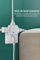 Katlanır Priz 3 Gözlü - 2