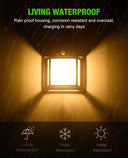 Fithome Or-228 Hareket Sensörlü Su Geçirmez Solar Bahçe Aydınlatma Duvar Lambası - 3