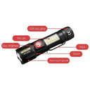Ws-2828 1000 Lümen Mıknatıslı Usb Şarjlı El Feneri - 4