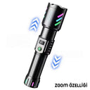 Ws-9944 20w Zoomlu Fosforlu Metal Şarjlı El Feneri - 4