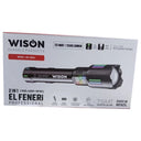Ws-9954 25w Zoomlu Yeşil Lazerli Metal Şarjlı El Feneri - 4