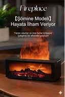 A4 Şömine Esintili Aromaterapi Difüzörü Ultrasonik Hava Nemlendici - 4