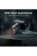 Bxt1fl 10w Şarj Edilebilir Kafa Feneri 750 Lümen 2500mah 4 Işık Modlu Zoom Özellikli Led Kafa - 2