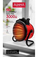Ultra Güçlü 3000 Watt Taşınabilir Elektrikli Portatif Isıtıcı Soba Sıcak Hava Üfleyen Fan Radyatör - 4