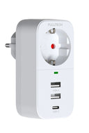 Vothoon 2.4a Çıkışlı 2xusb 1xtype-c Tekli Priz Ftr-17 - 1
