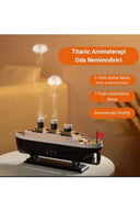 Titanic Gemi Hava Nemlendirici Işıklı Fonksiyonlu Buhar Makinesi Kumandalı - 3