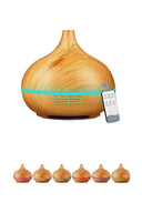 Vothoon Hava Nemlendirici 7 Led Işıklı Aromatik Oda Kokusu 550 Ml Kahve Aroma Difüzörü Buhar Makinası - 1