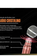 Profesyonel Çiftli Kablosuz Mikrofon Seti Karaoke Şarj Edilebilir 50 Metre Mesafe Rose - 4
