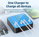 40 Portlu 400w Hızlı Şarj İstasyonu 20x Usb + 20x Type-c Pd Çıkışlı Şarj Cihazı - 3