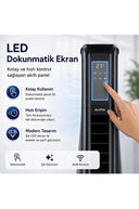 Turbo Smart Akıllı Fan Led Ekranlı Kumandalı 90° Hareketli Serinletici Soğutucu Kule Tipi Vantilatör - 3