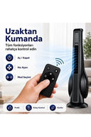 Turbo Smart Akıllı Fan Led Ekranlı Kumandalı 90° Hareketli Serinletici Soğutucu Kule Tipi Vantilatör - 4