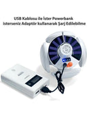 Polizei P-038 Solar Güneş Enerji Ve Usb Sarjli 5 Kanatlı - 4