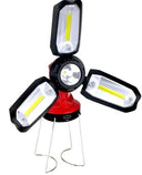 Polizei P-8801 Şarjlı Katlanabilir 3xcob Led+ 3w Led Çok Fonksiyonlu Kamp Feneri - 2