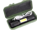Ws-5454 Taktik El Feneri Usb Şarj Edilebilir Kamp Feneri Cob Zumlanabilir Mini Taşınabilir El Feneri - 2