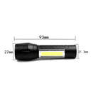 Mini Çok Güçlü Şarjlı El Feneri (xpe-cob Led ) Wt-030 - 3