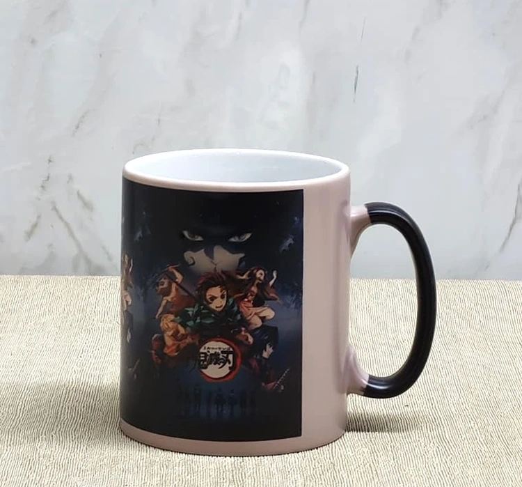 Porselen Renk Değiştiren Demon Slayer Kupa Bardak Aalk380