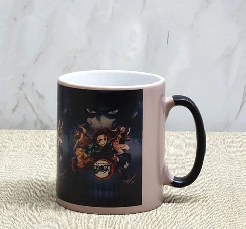 Porselen Renk Değiştiren Demon Slayer Kupa Bardak Aalk380
