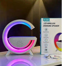 Akıllı Masa Lambası Hoparlör Led Işık & Kablosuz Şarj Alk2289 - 2