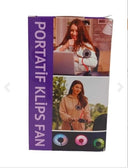 Portatif Işıklı Mini Klipsli Fan - 3