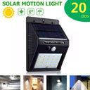 20 Ledli Hareket Sensörlü Dış Mekan Solar Lamba - 3