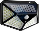 100 Led Dış Mekan Solar Aydınlatma Fotoselli Solar Lamba Hareket Sensörlü - 1