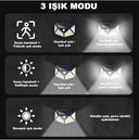 100 Led Dış Mekan Solar Aydınlatma Fotoselli Solar Lamba Hareket Sensörlü - 2