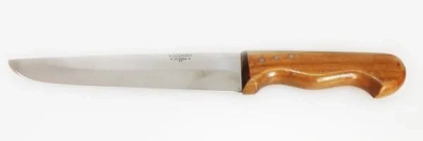 Bursa Kalın Küt Kasap Bıçağı No:4, 20 Cm - Ahşap Sap