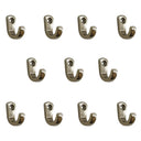 Tekli Bijuteri, Dekor Askısı - Nikel, 100 Adet, 10x18x22 Mm - 2