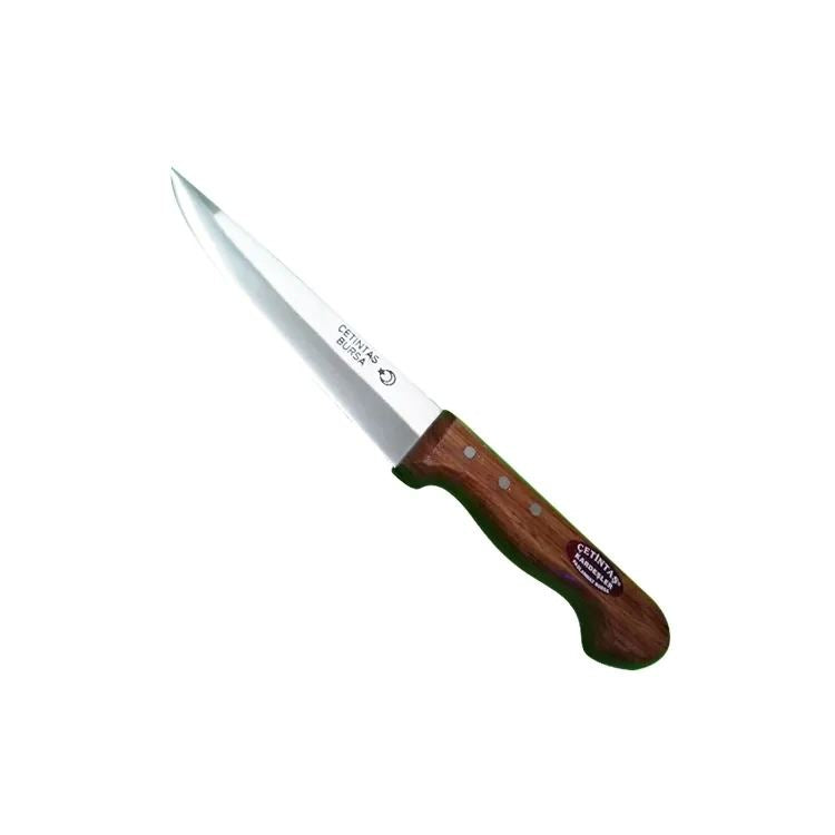 Bursa Kurban Ve Kasap Bıçağı No:0, 12 Cm, Ahşap Gül Sap