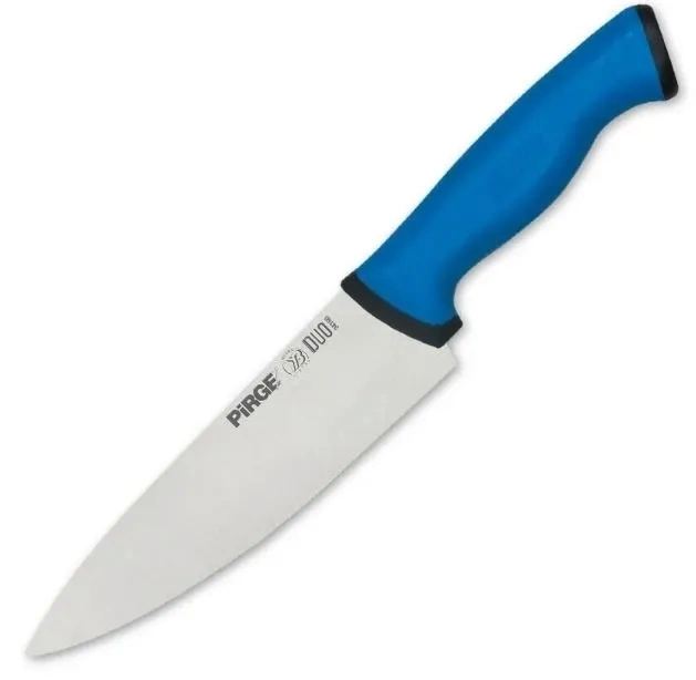 34159 Duo Şef Bıçağı 16 Cm - Mavi Kaymaz Sap