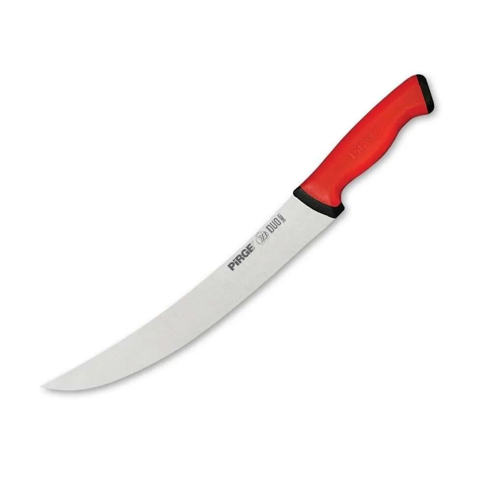 34621 Duo Kıvrık Nusret Tip Et Doğrama, Kesme, Dilimleme, Trimleme Bıçağı 21 Cm - Kaymaz Sap