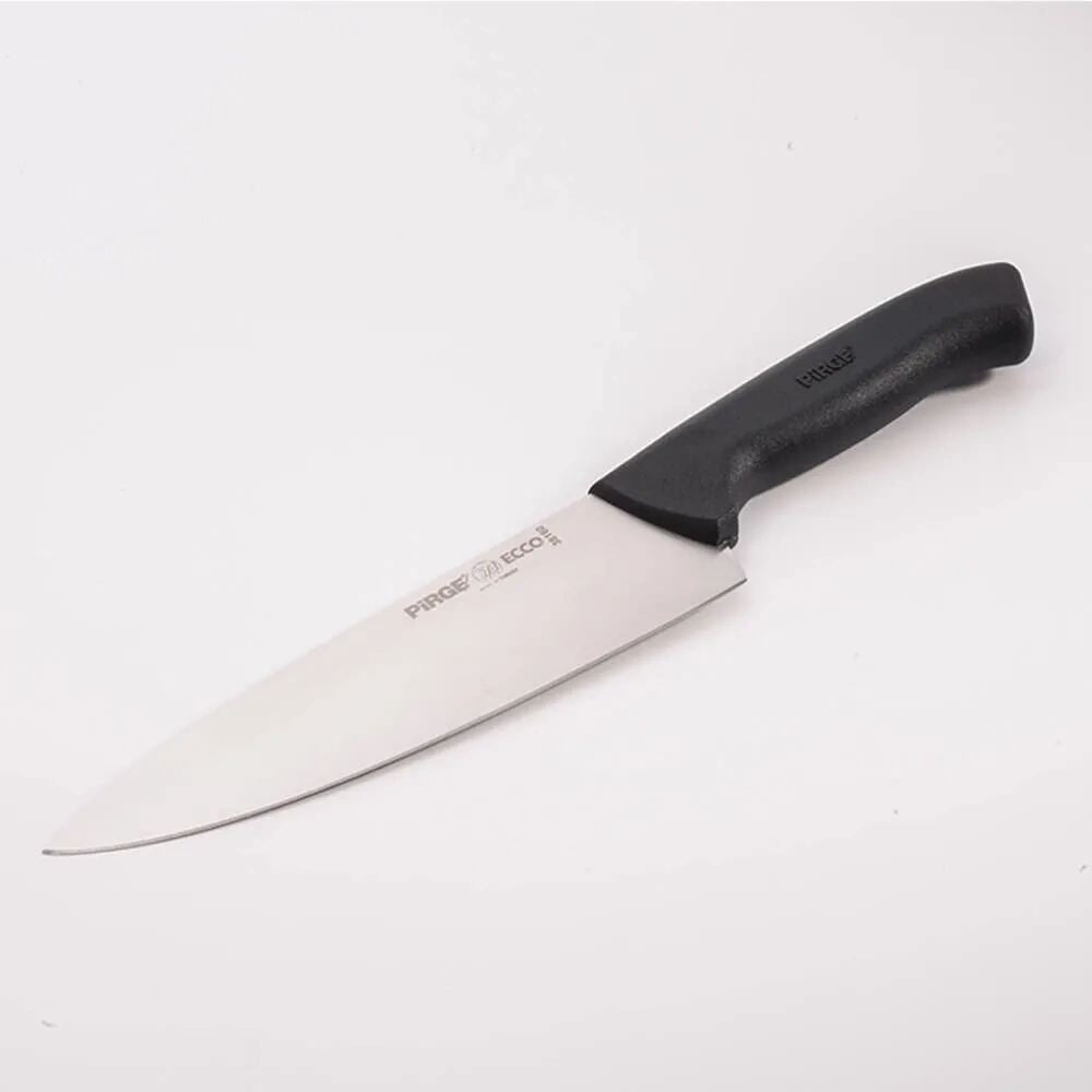 38160 Ecco Şef Bıçağı 19 Cm - Siyah