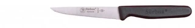 61004lz - Sürmene Lazerli, Tırtıklı Sebze Bıçağı 9,5cm
