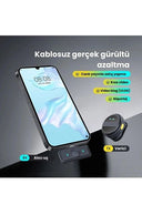 2 Adet Profesyonel Kablosuz Yaka Mikrofonu Typce Uyumlu Manyetik Klipsli - 4