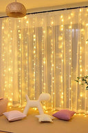 Torima Lw-7 300 Ledli 10 Sarkıt Perde Led Işık, 8 Modlu Uzaktan Kumandalı, 3x3 Metre Peri Telli Led - 1