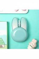 Tavşan Figürlü Kablosuz Mouse Pil Dahil Etiket Hediyeli Mavi - 2