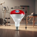 150w Kızılötesi (infrared) Isıtıcılı Fizik Tedavi Lambası (kırmızı Işık) E27 (kalın Duy) - 4