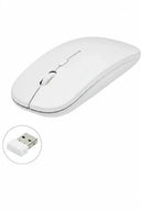 Kablosuz Mouse Fare Şarjlı Bluetooth Wireless Çift Modlu Sessiz - 1