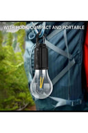 Taşınabilir Şarjlı Led Ampül Outdoor Kamp Bahçe Lambası 10w Askılı Kırılmaz Led Işık - 3