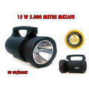 Gs-8006 Parlak Ledli Taşınabilir Şarj Edilebilir El Feneri 15w - 2