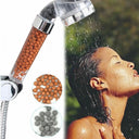 Su Arıtmalı Duş Başlığı Tasarruflu Boncuklu Banyo Duş Başlığı - 1