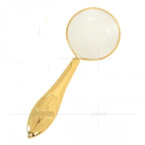 Nikula-altın Renkli 5x-45mm Zarif Işlemeli Özel Tasarlanmış Hediye Büyüteç-mg18155-7