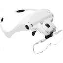 Nikula-5 Lens 1.0x-3.5x, 2led Işıklı Ile Ayarlanabilir Gözlük Büyüteç9892b2 - 3